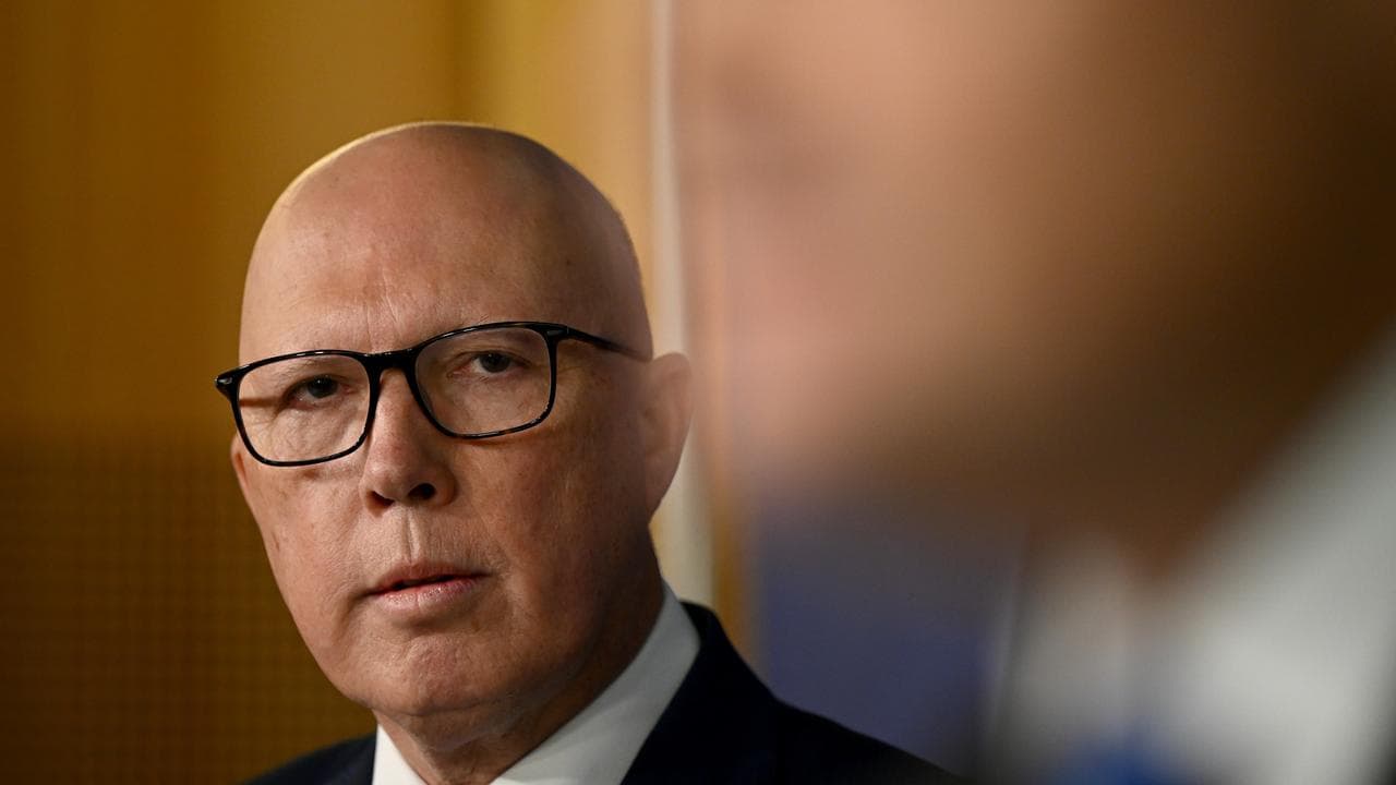 Peter Dutton unveiling nuclear plan.