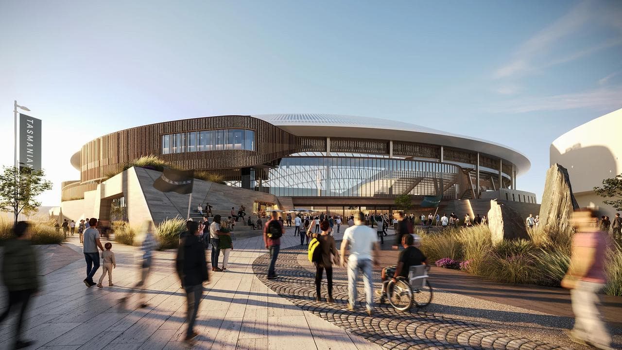 Proposed stadium for Hobart.