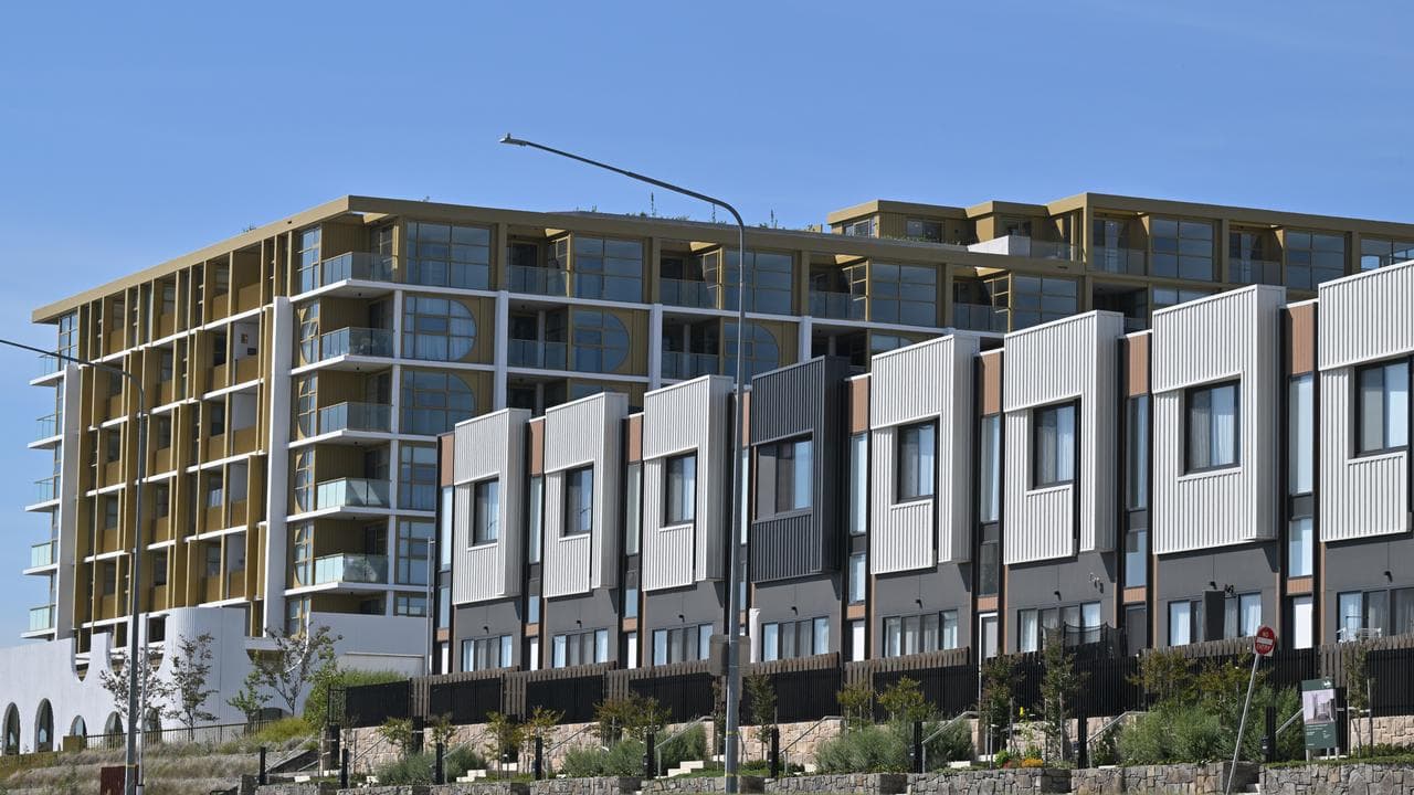 Apartment buildings in Canberra