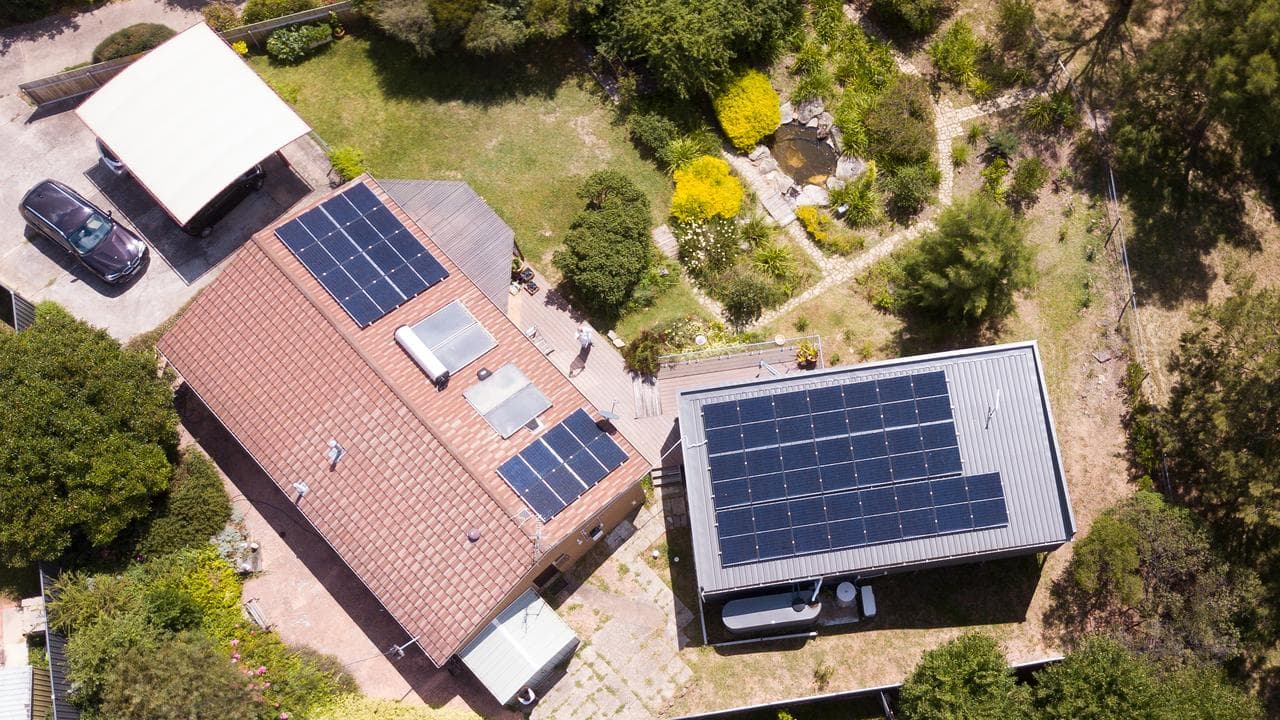 A residential rooftop solar unit (file image)