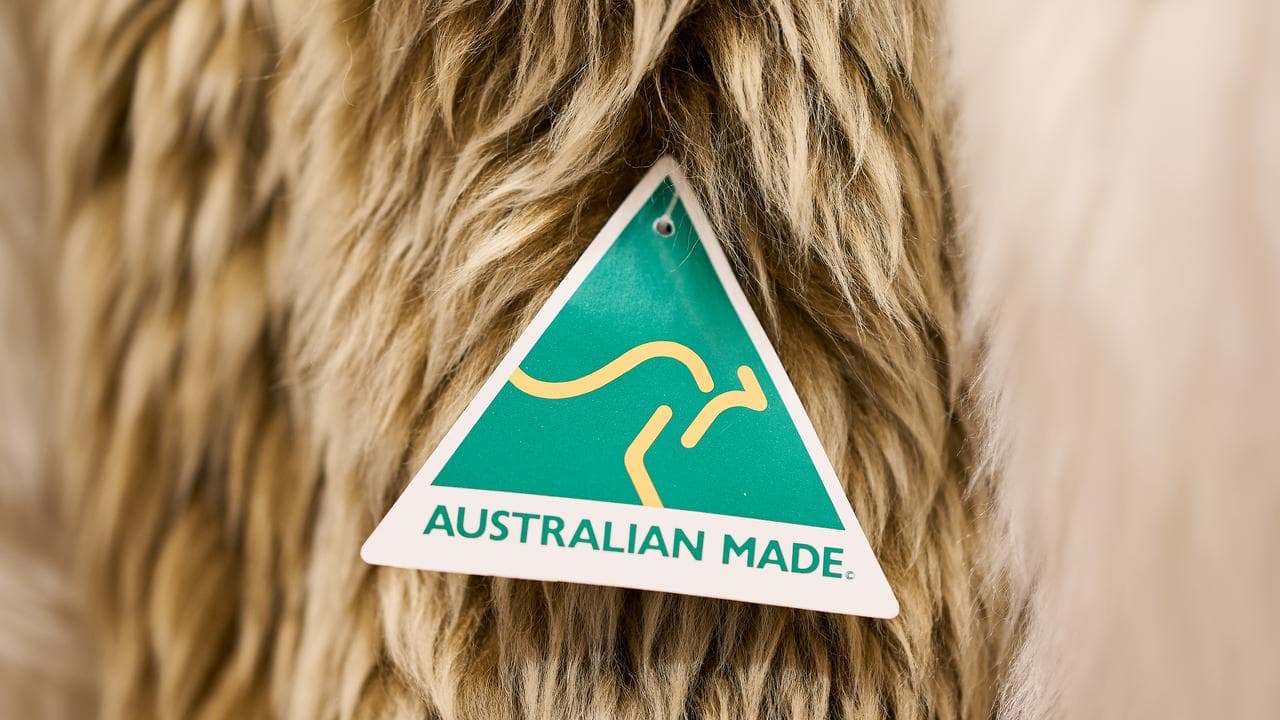 An ‘Australian Made’ sticker on a product in Sydney.