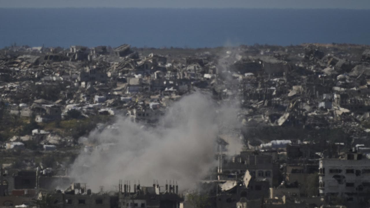 Explosion in the Gaza Strip