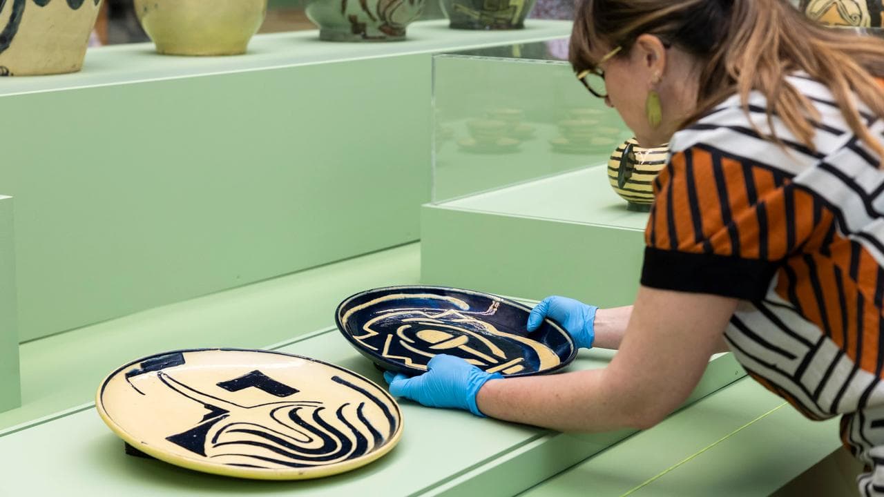 Works by Cubist Anne Dangar