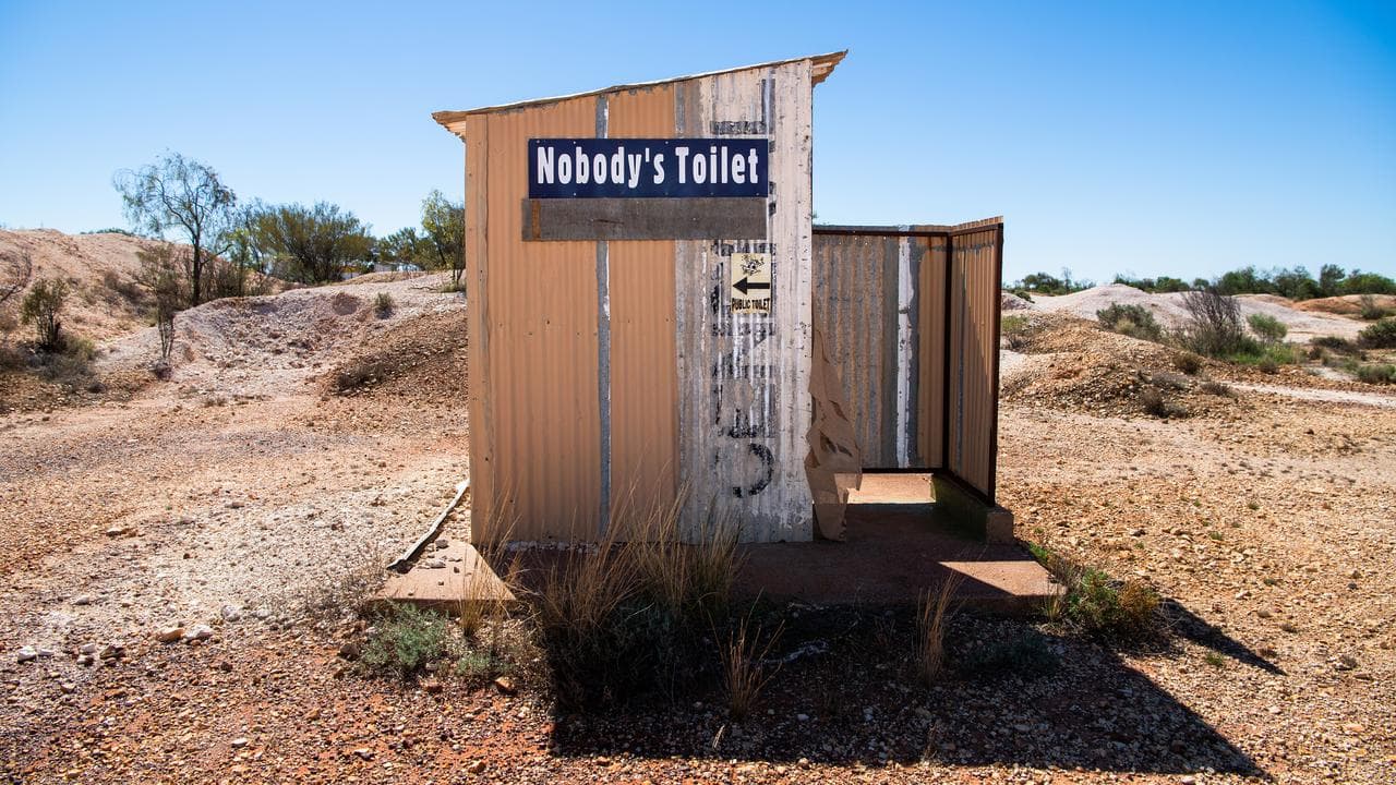 Nobody’s Toilet on the main opal field in White Cliffs NSW