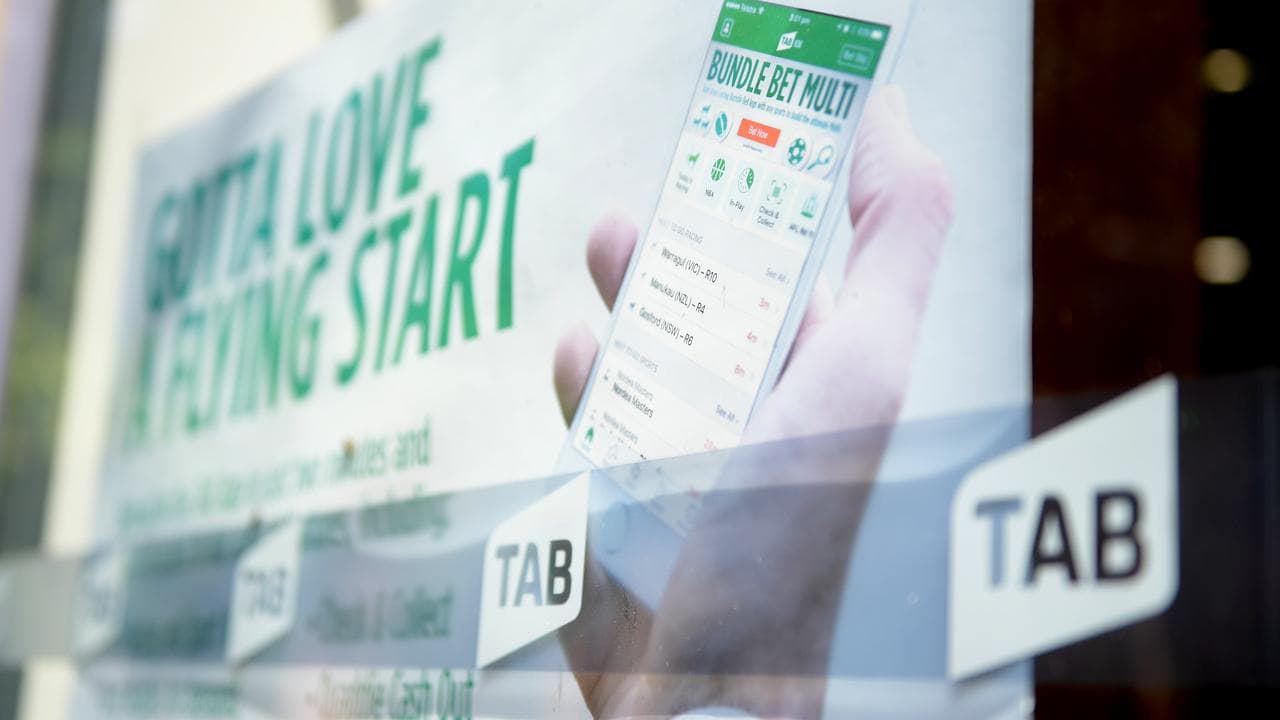 A file photo of a TAB ad