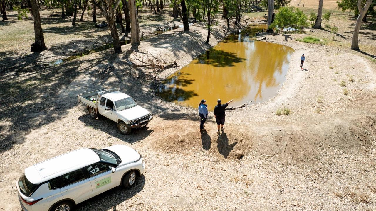 Natural Resource Access Regulator staff inspect a property.