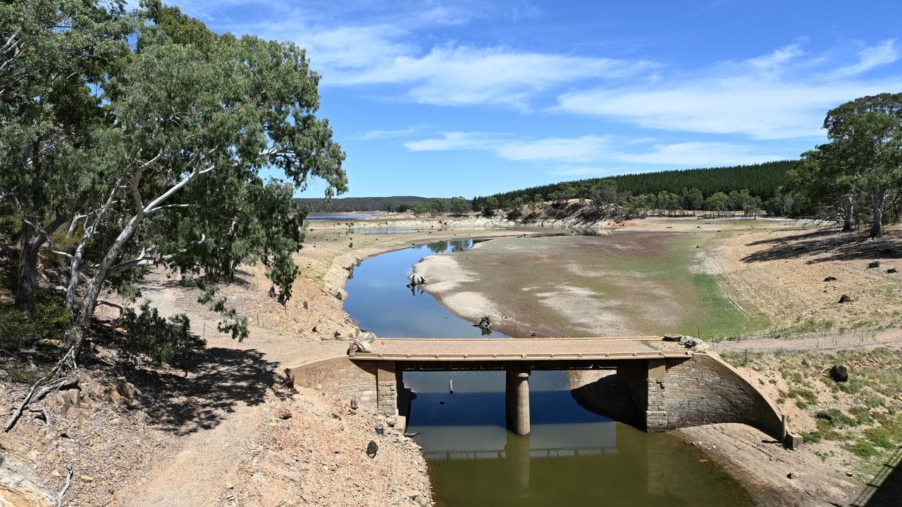 The South Para Reservoir, northeast of Adelaide