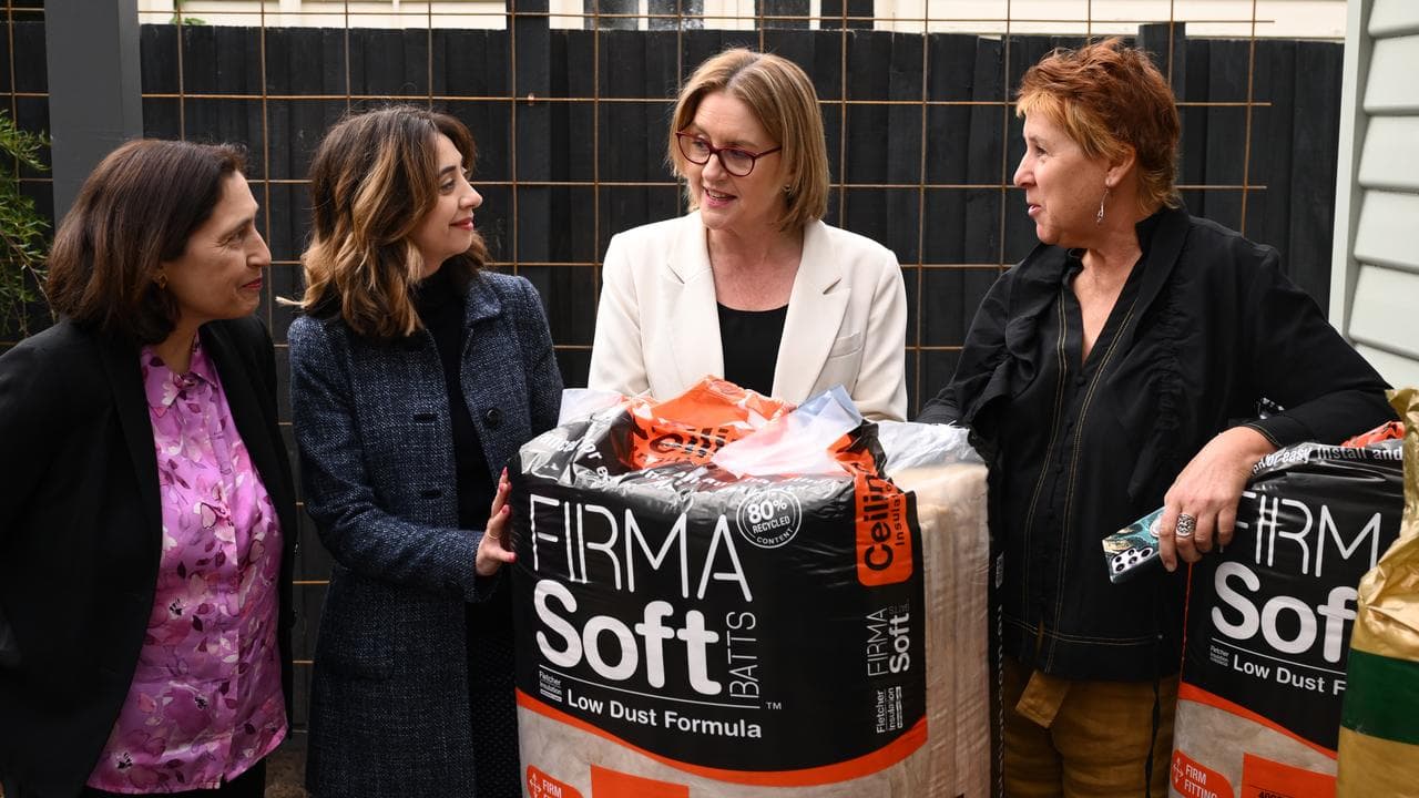 Jacinta Allan announcing the program 