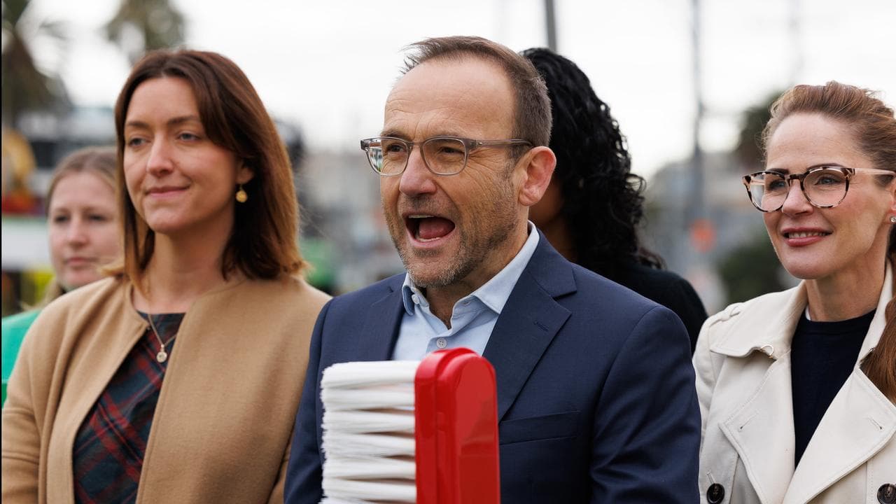 Adam Bandt on the campaign trail