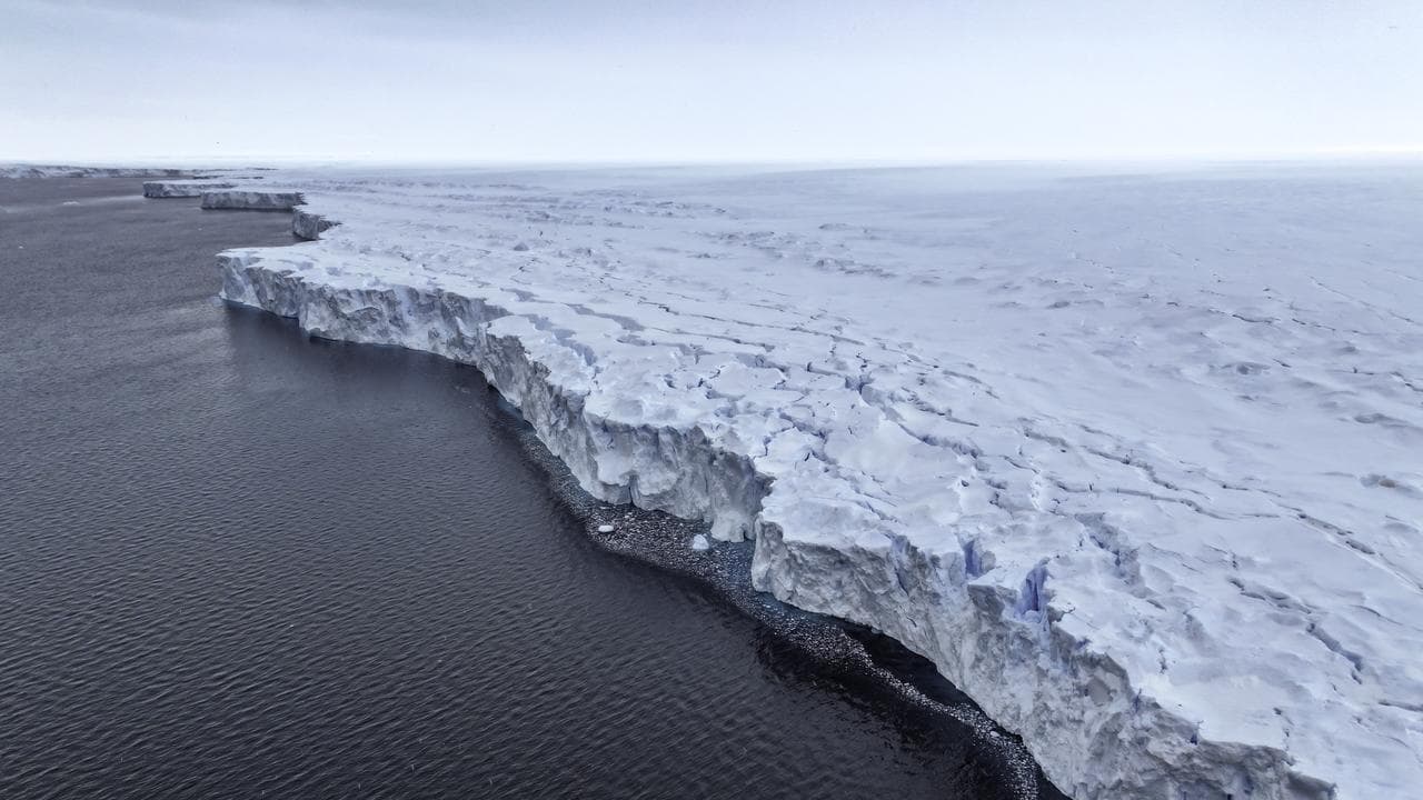 The Denman glacier in Antarctica