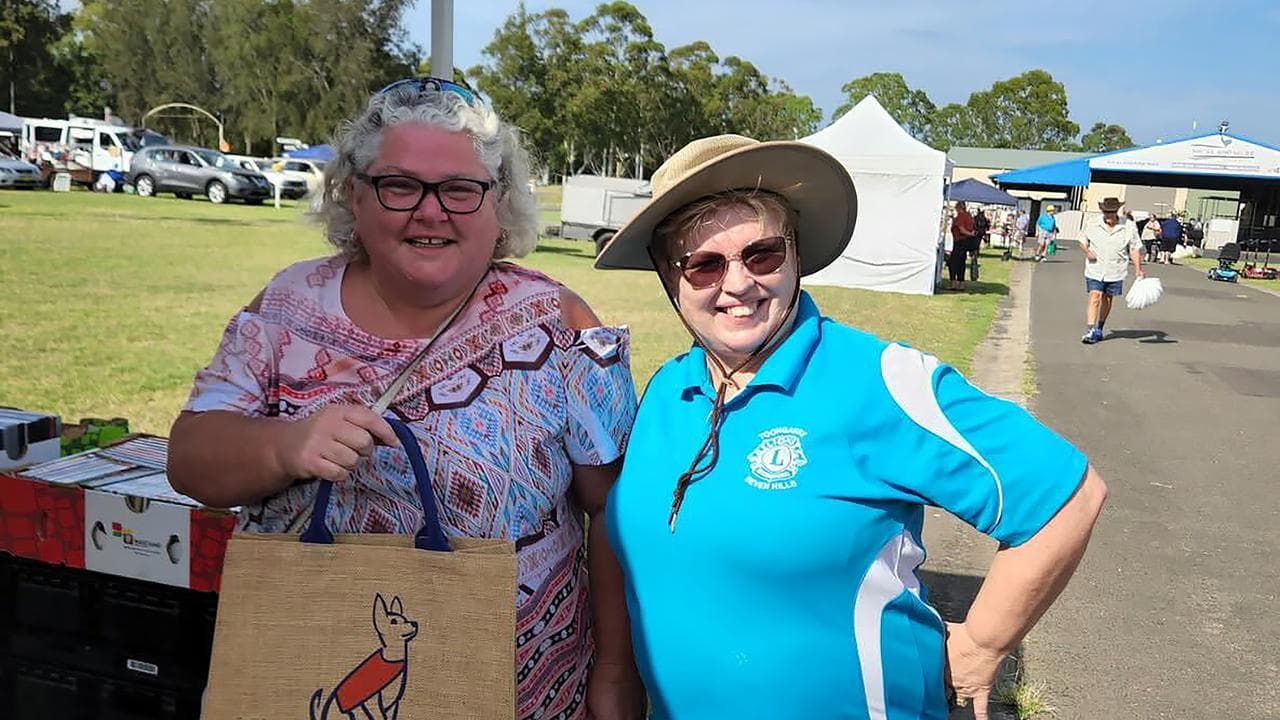 Lions Club Rachael Hanlon and Jen Touzel