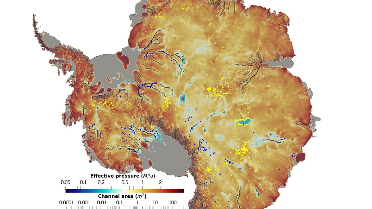 Subglacial mapping in Antarctica