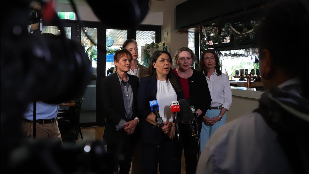 Jacinta Nampijinpa Price with colleagues