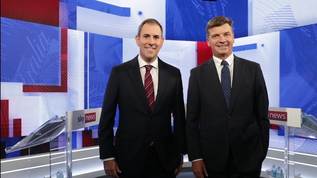 Jim Chalmers and Angus Taylor