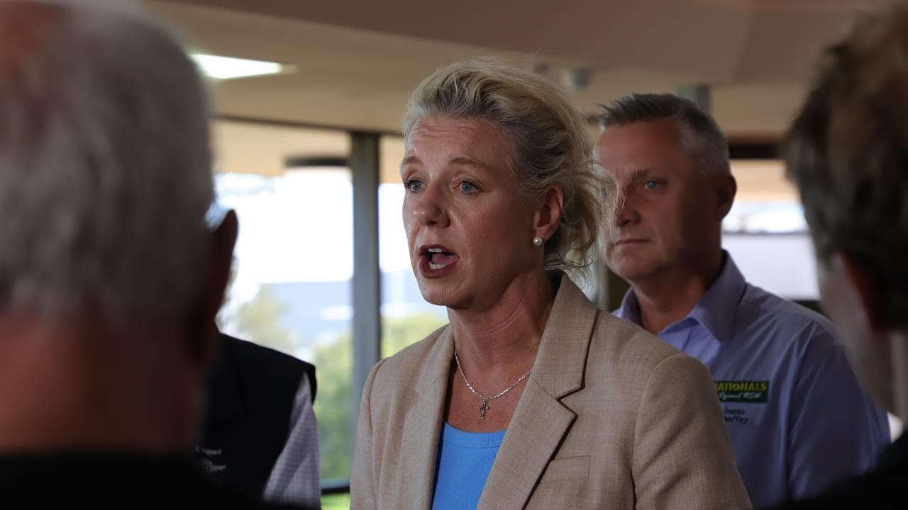 Nationals senator Bridget McKenzie in Broken Hill