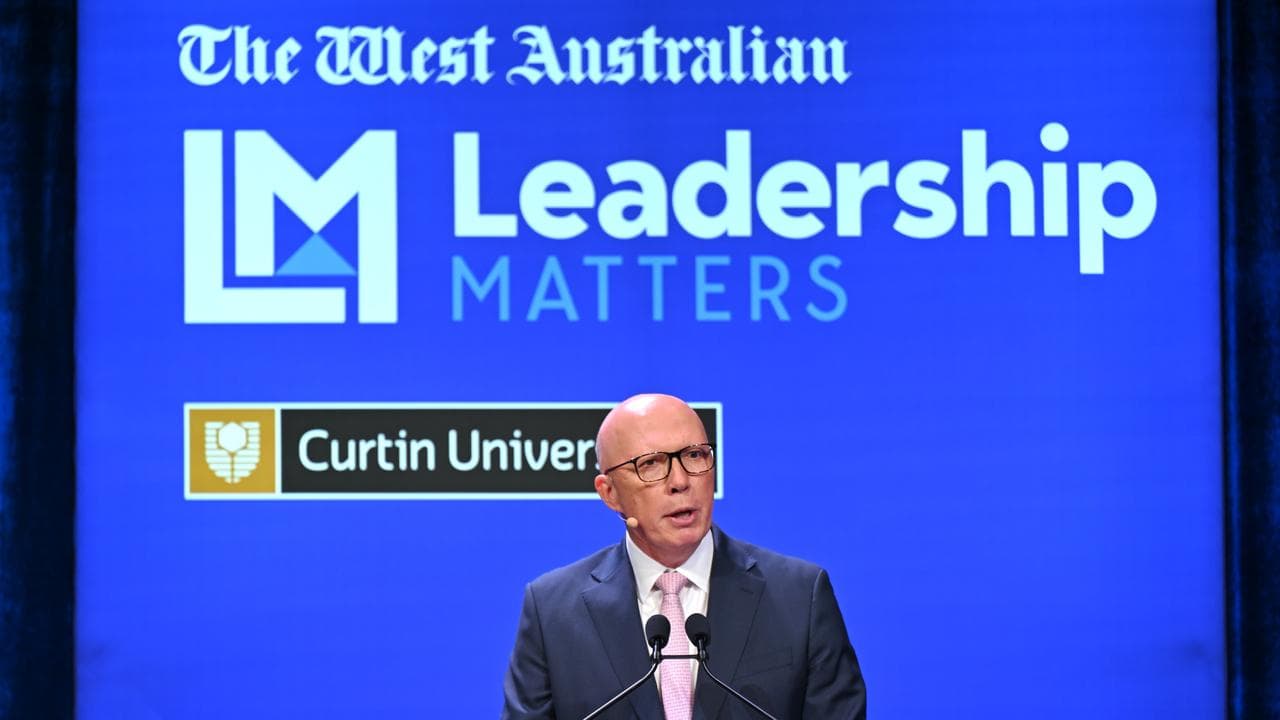 Opposition Leader Peter Dutton