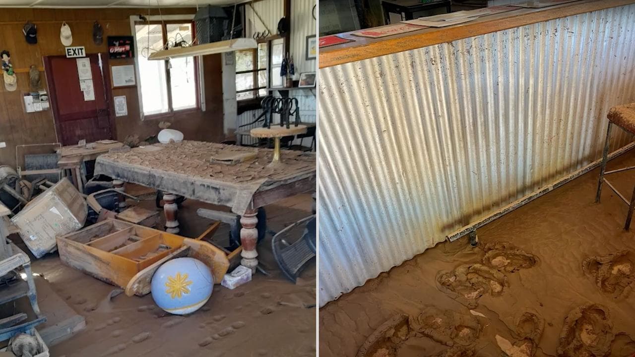 The flood devastated town of Adavale