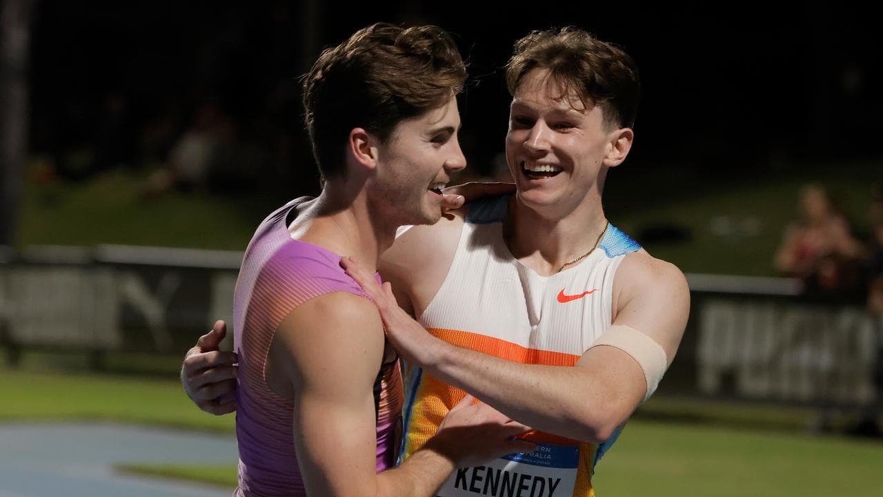 Rohan Browning (left) and Lachie Kennedy