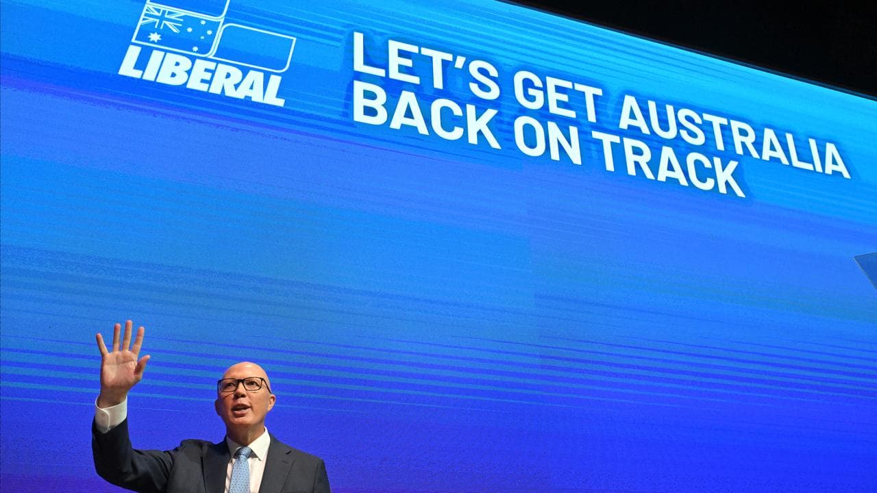 Opposition Leader Peter Dutton after the Liberal Party Campaign Launch