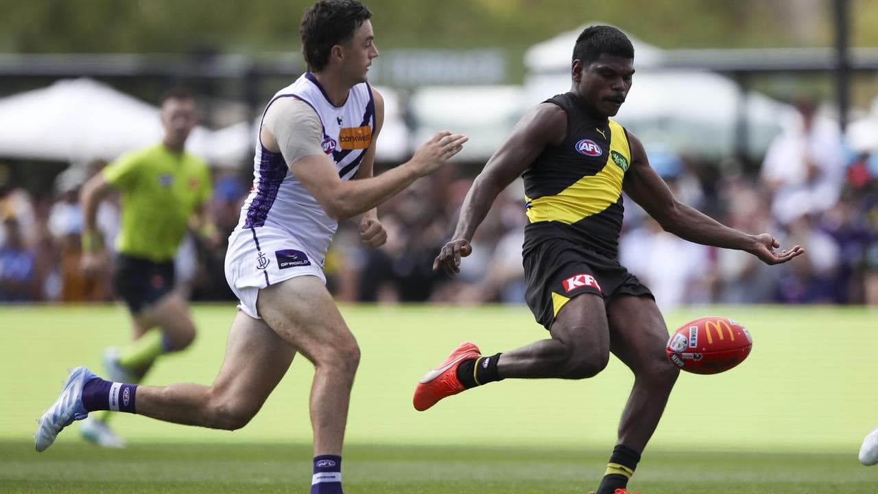 Maurice Rioli kicked two goals for Richmond