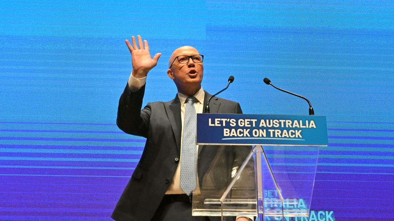 Opposition leader Peter Dutton