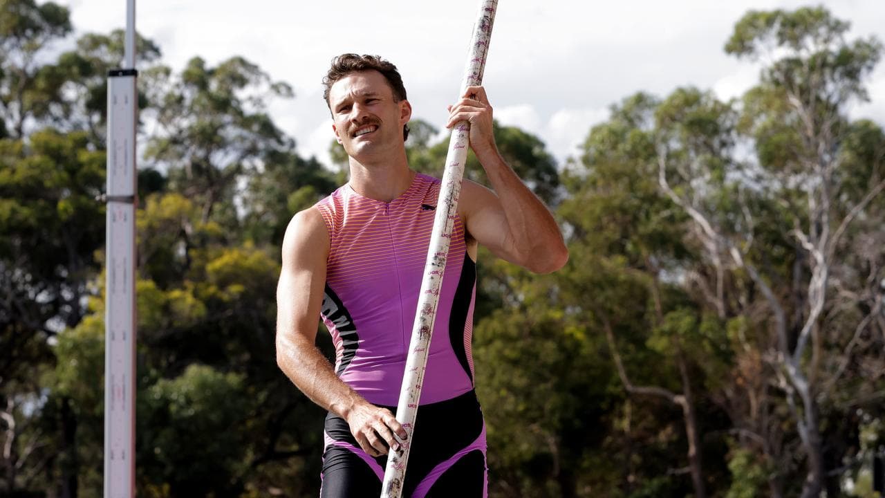 Kurtis Marschall claimed victory in the men's pole vault