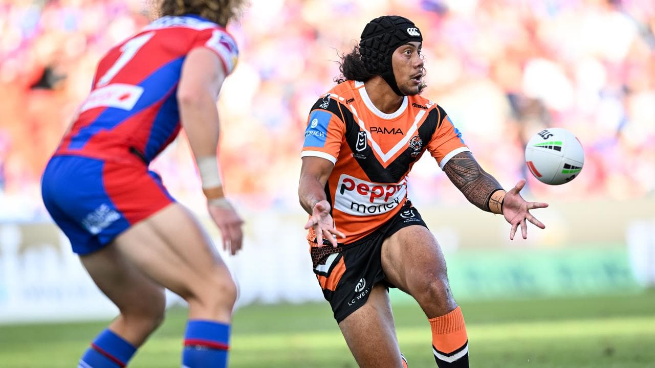 Jarome Luai of the Tigers.