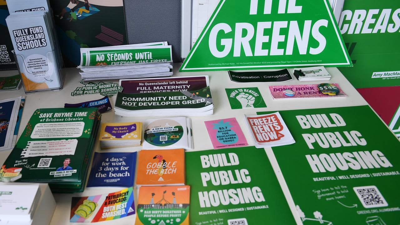 Greens election material