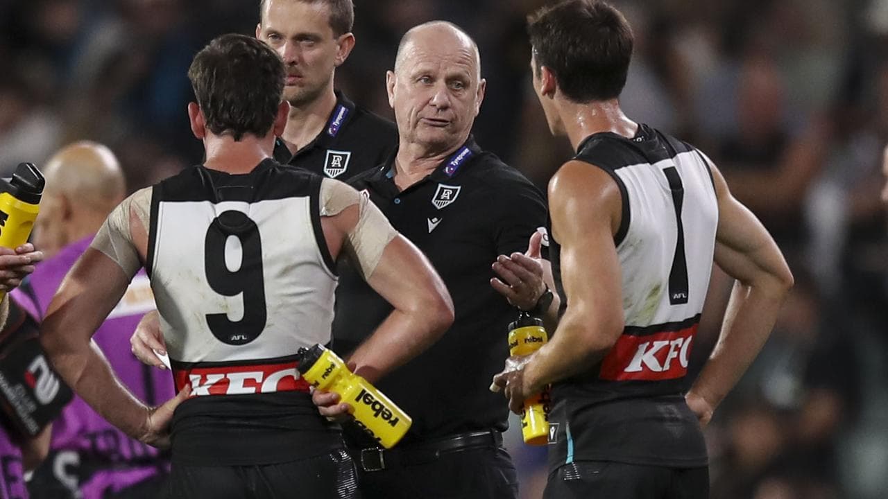 Port Adelaide coach Ken Hinkley.