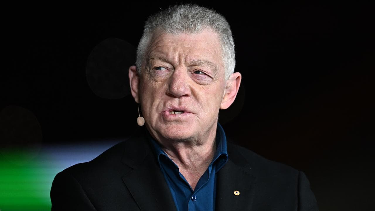 Phil ‘Gus’ Gould is seen during the NRL game