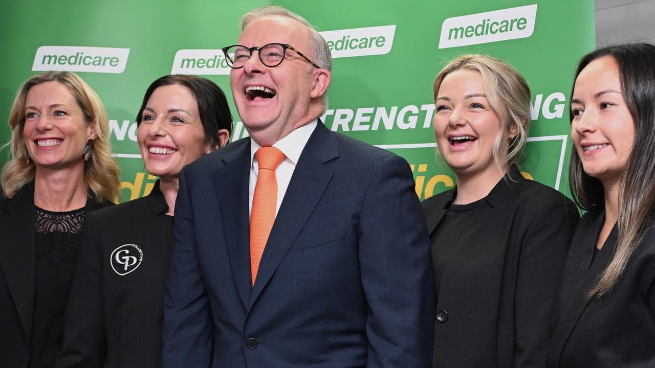 Anthony Albanese at an urgent care clinic