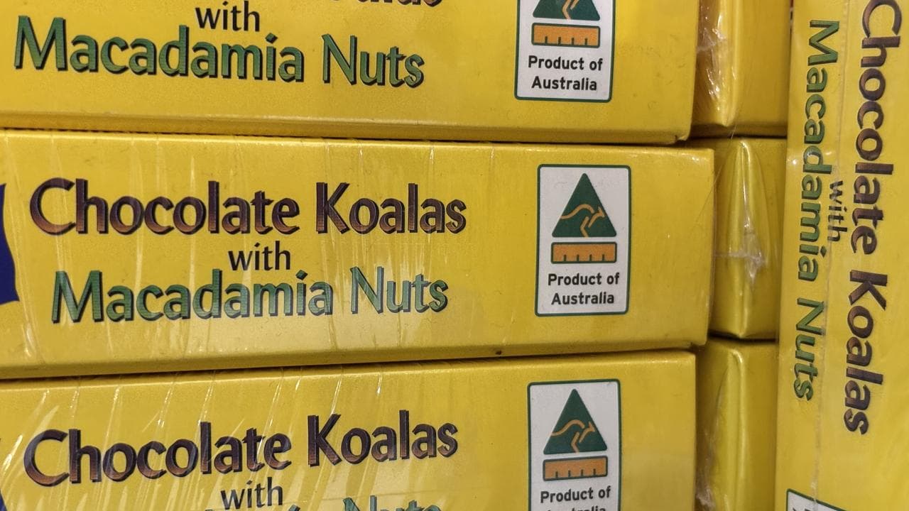 Australian made chocolate products
