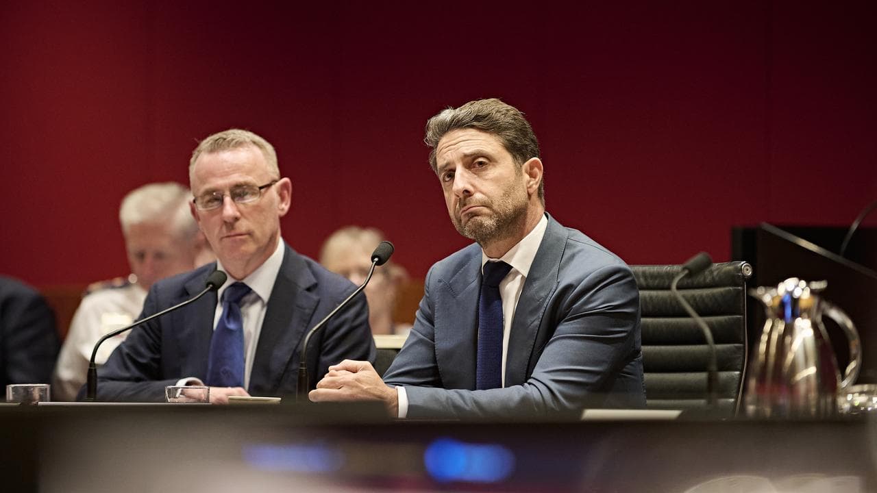 File photo of Healthscope CEO Tino La Spina at a hearing