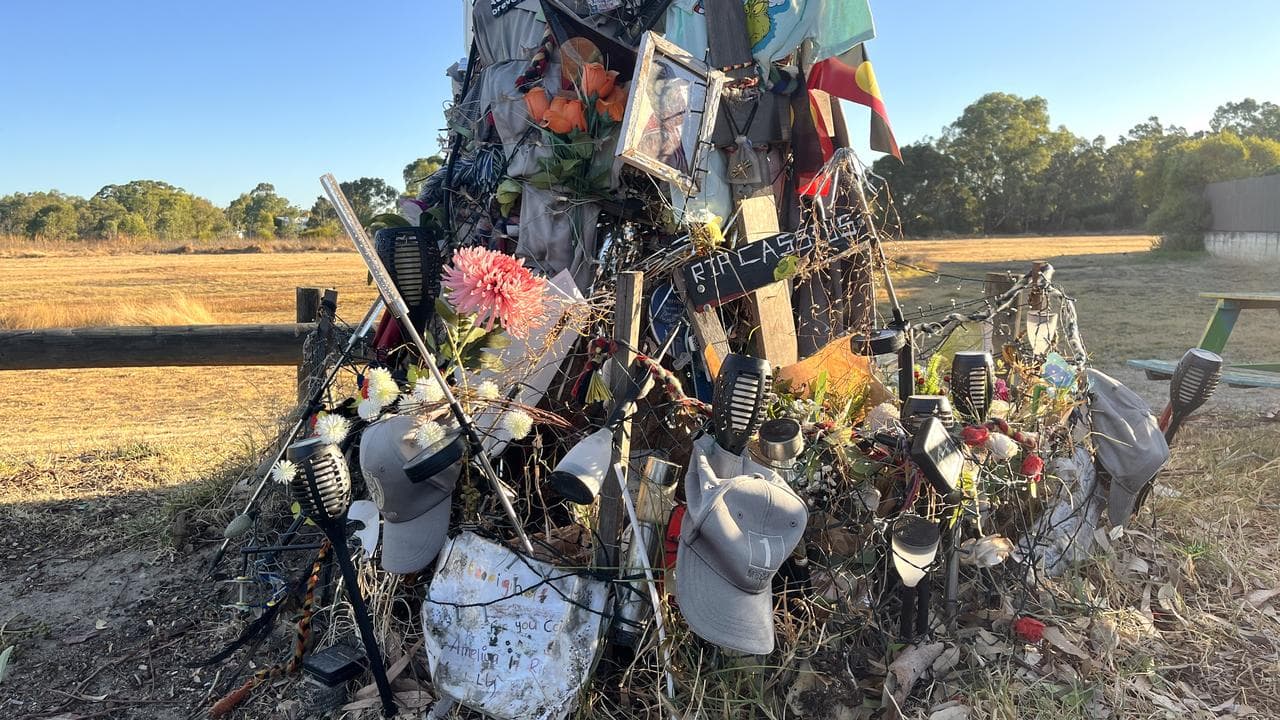 A memorial to murdered teenager Cassius Turvey (file image)