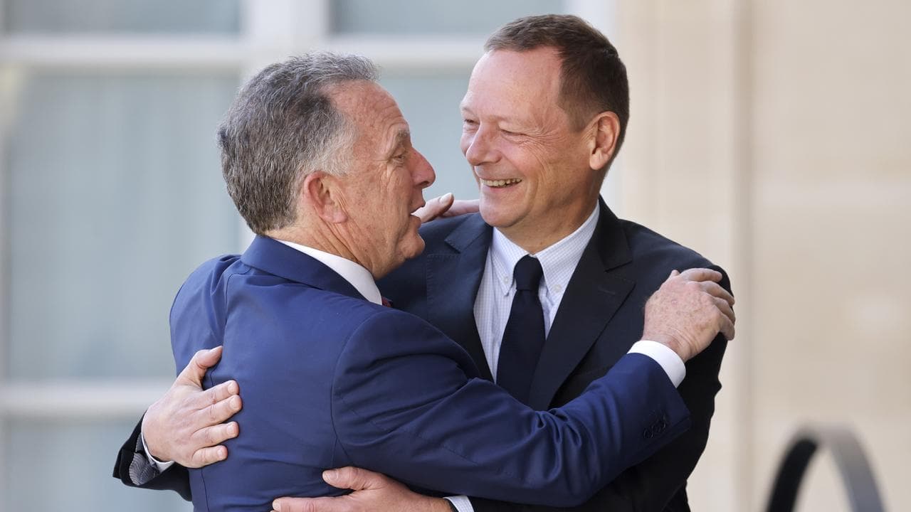 US envoy Steve Witkoff abd French president adviser Emmanuel Bonne.