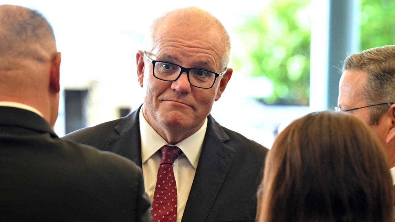 Former prime minister Scott Morrison