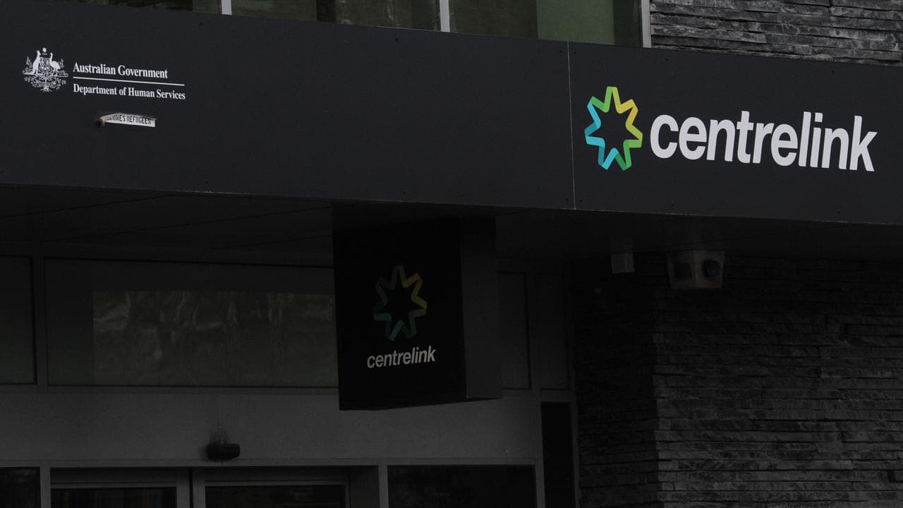 Centrelink signage.