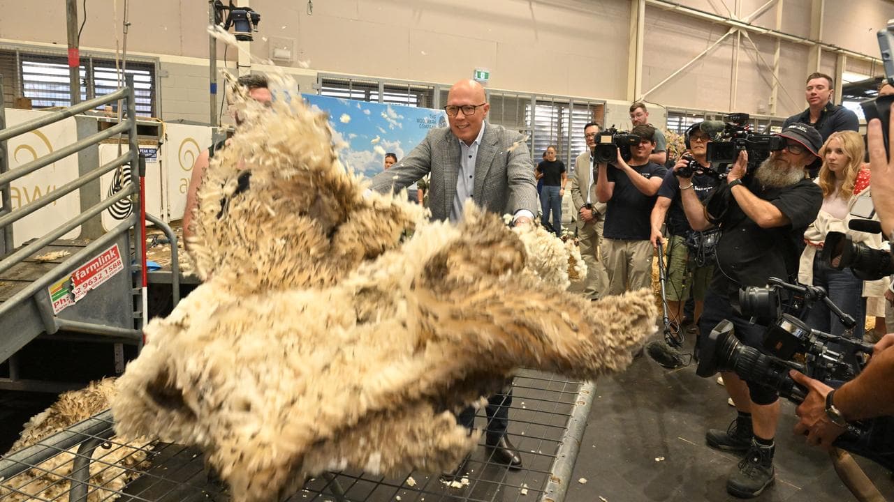 Leader of the Opposition Peter Dutton at the Royal Easter Show
