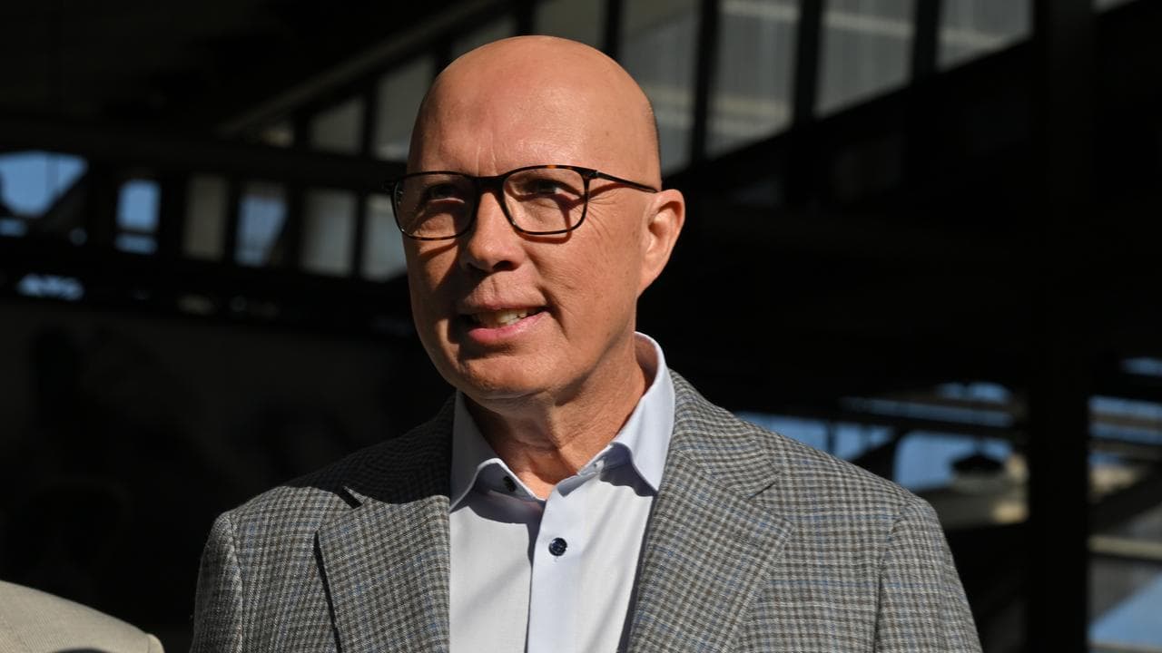 Opposition leader Peter Dutton at the Royal Easter Show in Sydney