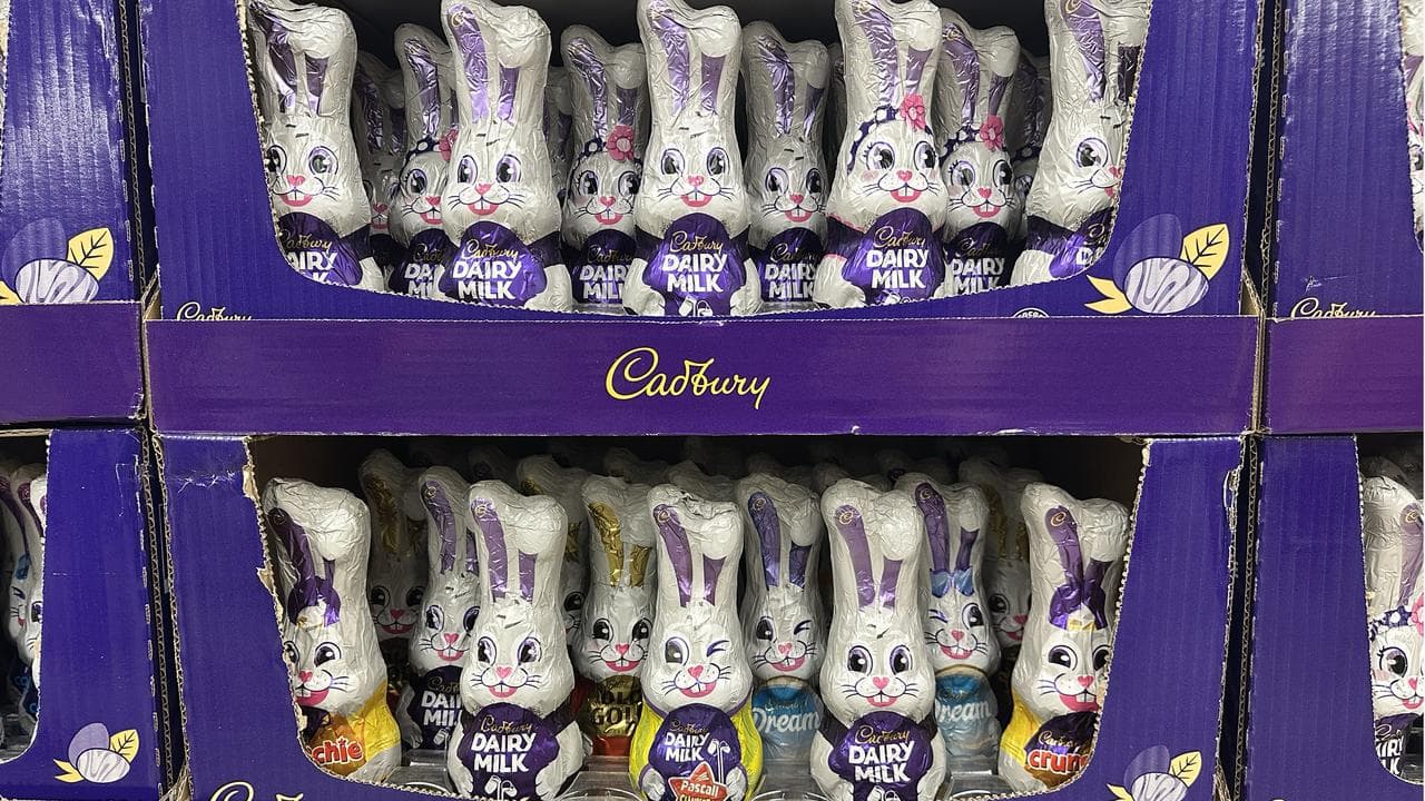 Cadbury Easter chocolate bunnies on sale