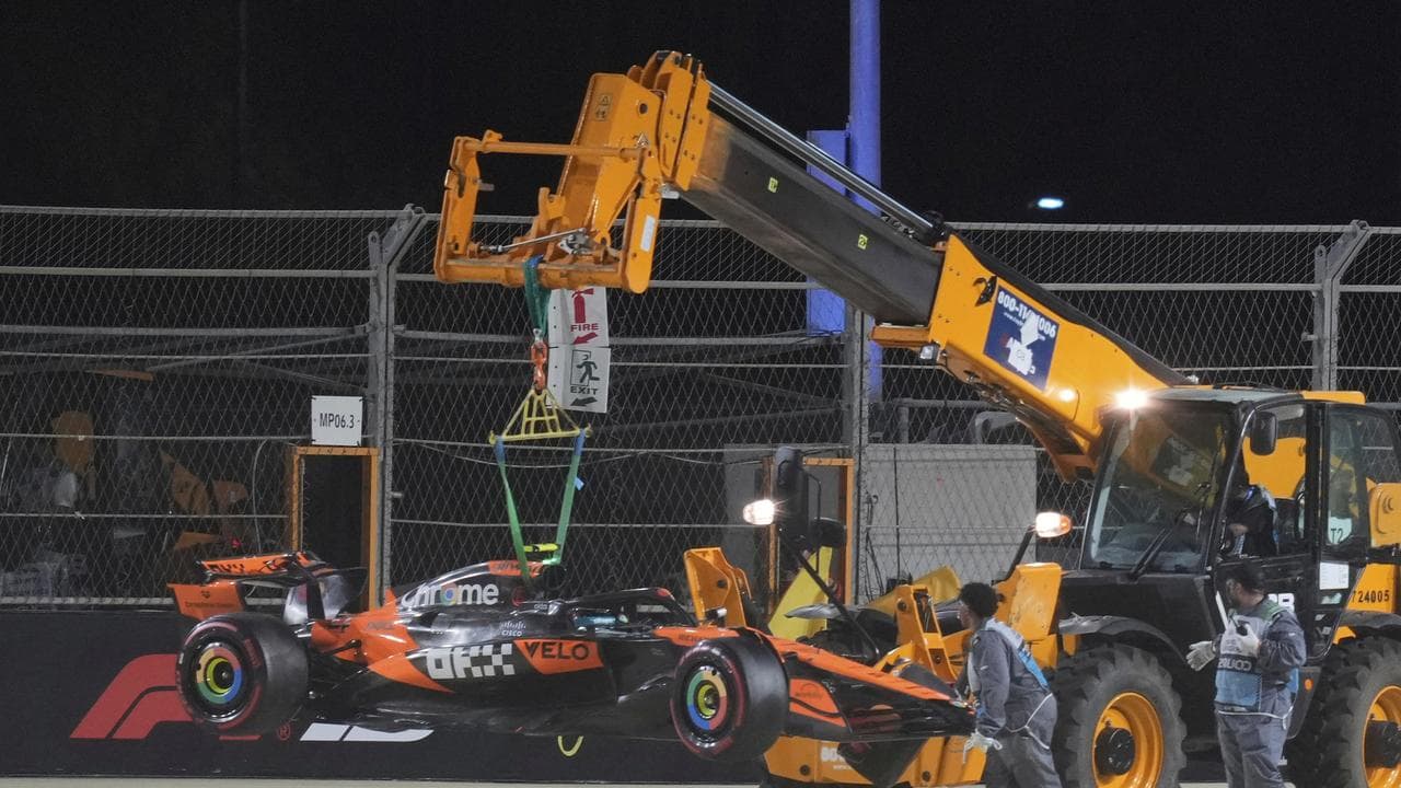 Lando Norris' McLaren crash, Saudi Arabia