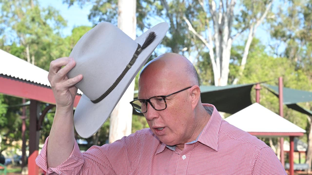 Opposition Leader Peter Dutton at a community barbecue