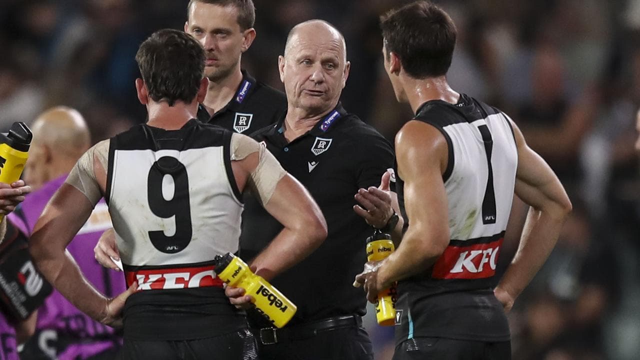 Port Adelaide coach Ken Hinkley.