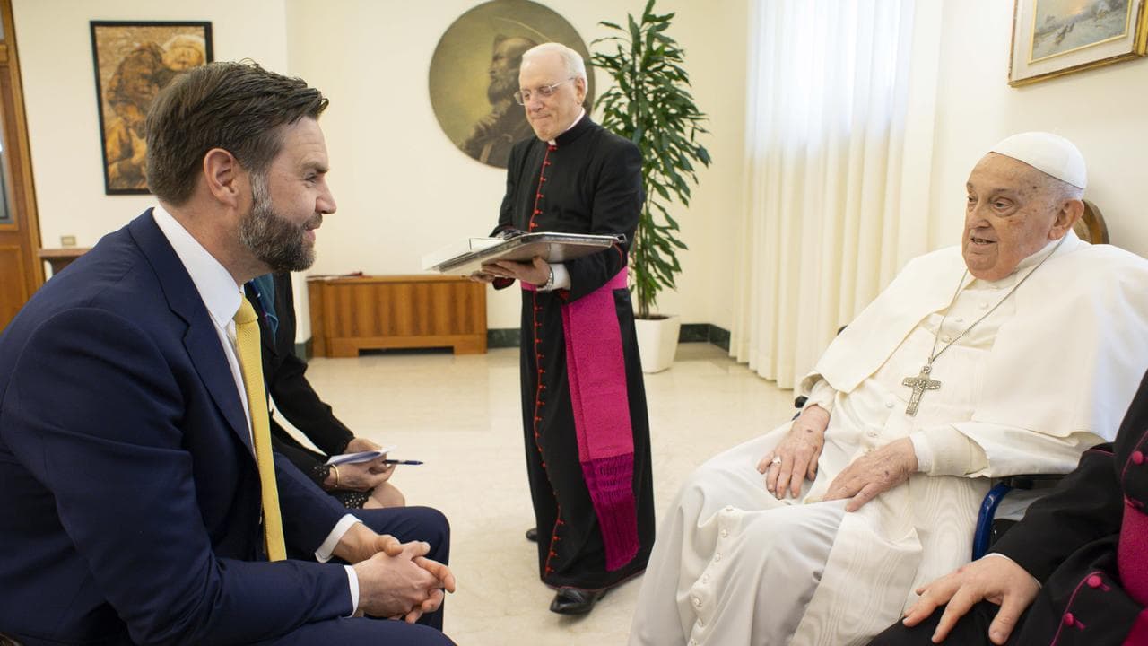 Pope Francis meets US Vice President JD Vance