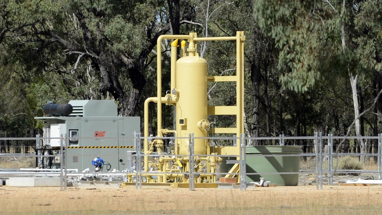 A coal seam gas well (file image)