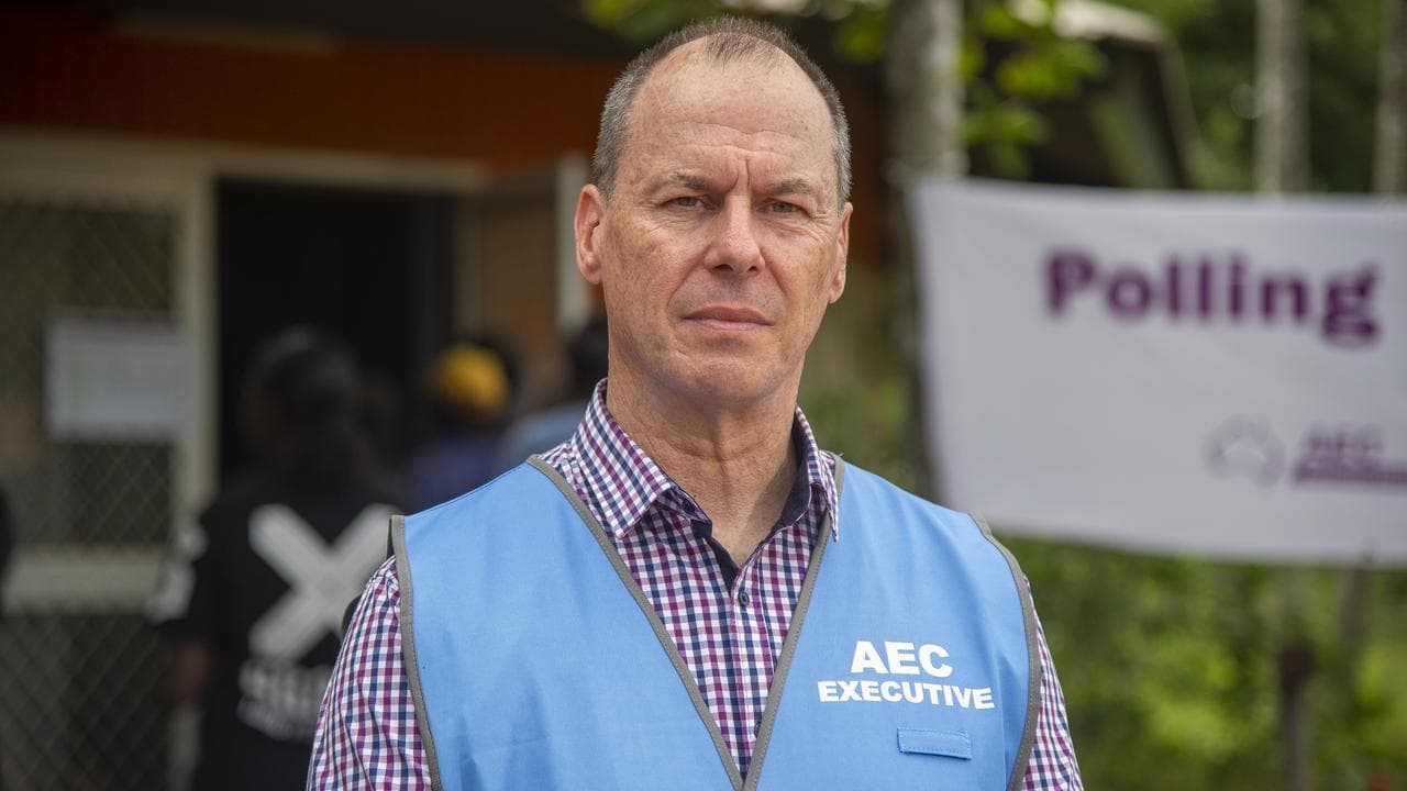 Australian Electoral Commissioner Jeff Pope