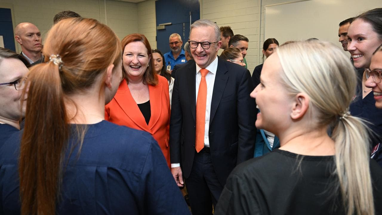 Louise Miller-Frost and Anthony Albanese 