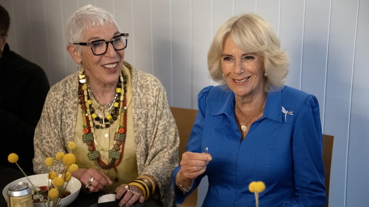 OzHarvest founder Ronnie Khan with Queen Camilla.