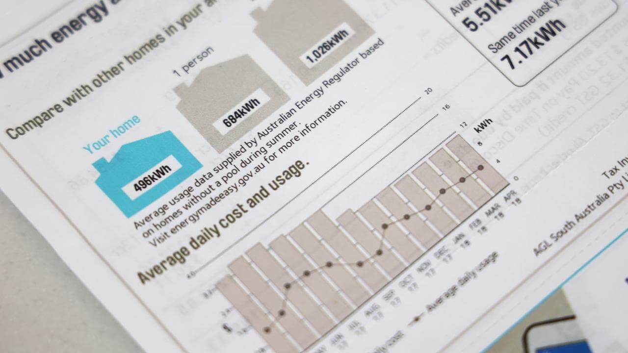 Residential power bill.