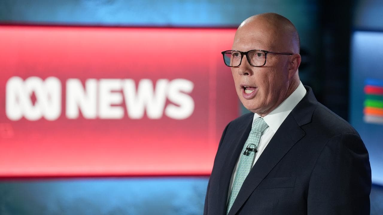 Peter Dutton during the ABC leaders' debate.